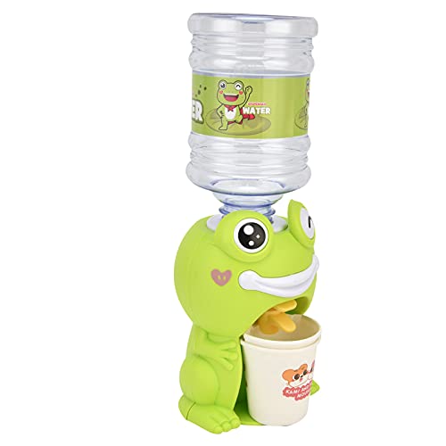 Zerodis Mini -Wasserspender Süßes Simulation Küche Spielzeug Tägliche Hydration für Heim Spielzeugküche Küche (Grüner Froschstil) von Zerodis