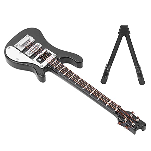 Zerodis Miniaturholzsimulation E -Gitarrenmodell Dekorativen Schreibtisch Orno (Black) von Zerodis