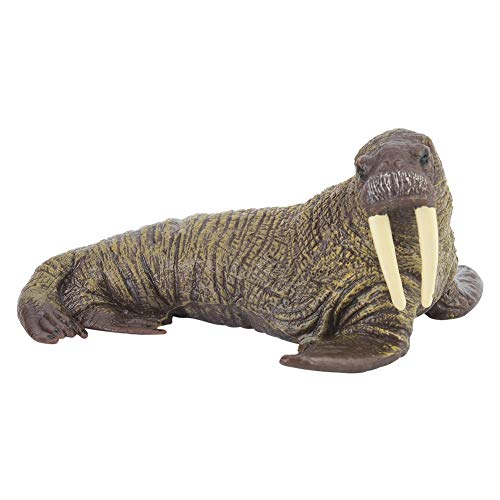 Zerodis Miniaturtier Figur Spielzeug Exquisite Handbemalte Walross für Bildung und Partygeschenke 4,2oz von Zerodis