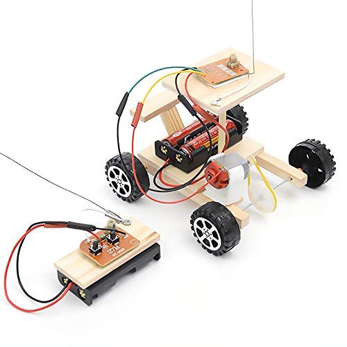 Zerodis Montage Auto Modell DIY Montiert RC Auto Spielzeug Elektrische Fernbedienung Fahrzeug Kit Kinder Handgemachte Playset Pädagogisches Experiment Set für Kinder von Zerodis
