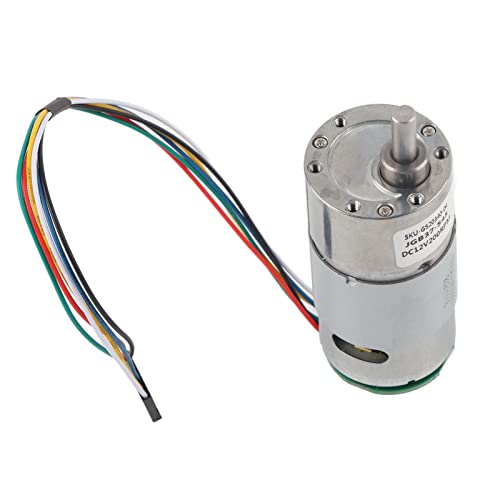 Zerodis Motor mit Encoder für Intelligente Geräte und Monitore, 12/24 -V -Stromgeschwindigkeitsreduzierungsmotor, 10 Bis 1500 U/min Geschwindigkeit, für Intelligente Kehrmaschinen und Barbecue (12 Zerodis Motor mit Encoder für Intelligente Geräte und Monitore, 12/24 -V -Stromgeschwindigkeitsreduzierungsmotor, 10 Bis 1500 U/min Geschwindigkeit, für Intelligente Kehrmaschinen und Barbecue (12 von Zerodis