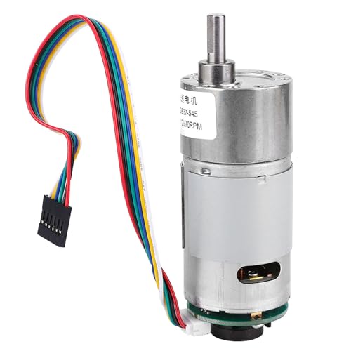 Zerodis Motor mit Encoder für Intelligente Geräte und Monitore, 12/24 -V -Stromgeschwindigkeitsreduzierungsmotor, 10 Bis 1500 U/min Geschwindigkeit, für Intelligente Kehrmaschinen und Barbecue (12 Zerodis Motor mit Encoder für Intelligente Geräte und Monitore, 12/24 -V -Stromgeschwindigkeitsreduzierungsmotor, 10 Bis 1500 U/min Geschwindigkeit, für Intelligente Kehrmaschinen und Barbecue (12 von Zerodis