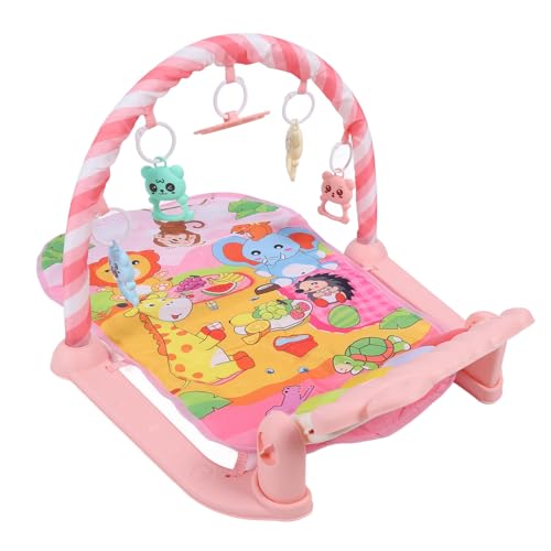 Zerodis Multifunktionale Baby -Fitnessstudios Spielen Matte mit Nicht -Slip Basis für die Musikentwicklung von Infants (PINK) von Zerodis