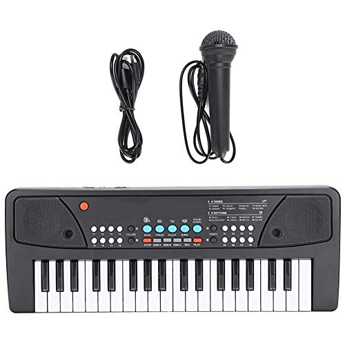 Multifunktionale Tastatur Tragbares elektronisches Klaviermikrofon Baby Musik Spielzeug Pädagogisches Kinderspielzeug Kinder Kunstgeschenk(430A1) von Zerodis