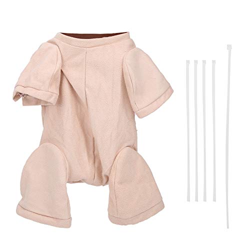 Newborn Baby Doll Cloth Kit, DIY Newborn Doll Stoff Stoff Körperzubehör High Simulation Doll Making Supplies für 3/4 Arme und 3/4 Beine(20 Inch) von Zerodis