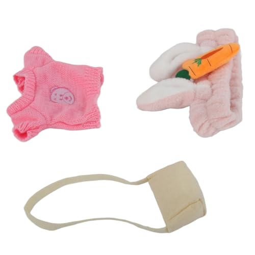 Zerodis Plüschspielzeug Duck -Kleidung, Gefüllte Entenkleidung, Gelbe Outfits für, Tierbekleidungszubehör mit Waschbarem, DIY -Plüsch für Besondere Anlässe (Typ F) von Zerodis