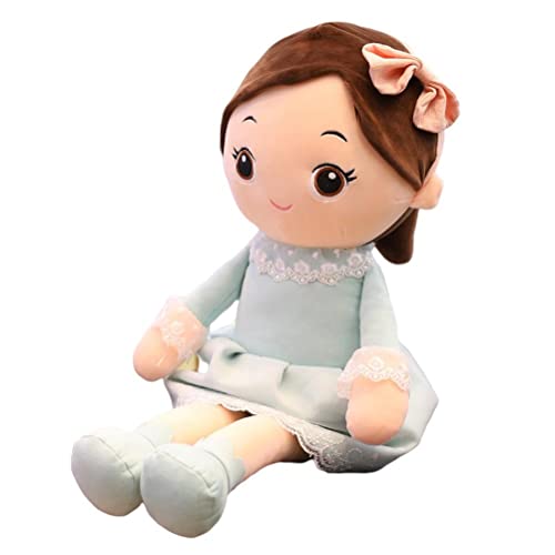 Zerodis Puppen Prinzessin Mädchen Spielzeug Erstes Baby Mädchen Geschenke Weiche Plüsch Prinzessin Puppe Schlafspielzeug Weiches Stoffpuppenkissen 40 cm für Kinderzimmer (Blue) von Zerodis