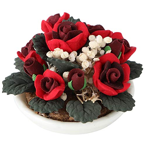 Zerodis Puppenhaus Bonsai Rose 1:12 Miniatur Puppenhaus Dekoration Rose Dekoration Garden Room Decor Zubehör Raumdekoration für Kinder 3 4 5 6 Jahre alt Zerodis Puppenhaus Bonsai Rose 1:12 Miniatur Puppenhaus Dekoration Rose Dekoration Garden Room Decor Zubehör Raumdekoration für Kinder 3 4 5 6 Jahre alt von Zerodis