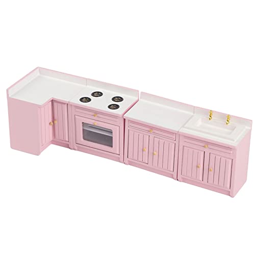 Zerodis Qualität 1:12 Miniaturpuppenhaus Accessoire Küchenkochplattform Set für Doll House -Szene von Zerodis