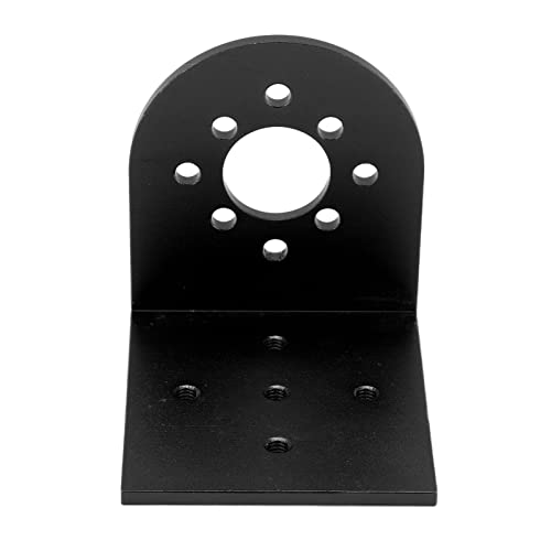 RC-Metall-L-förmiger Motorhalter, CNC-Hochleistungs-RC-Motorbasis aus Flexibler Aluminiumlegierung für 4082 5055-Motoren (Schwarz) von Zerodis