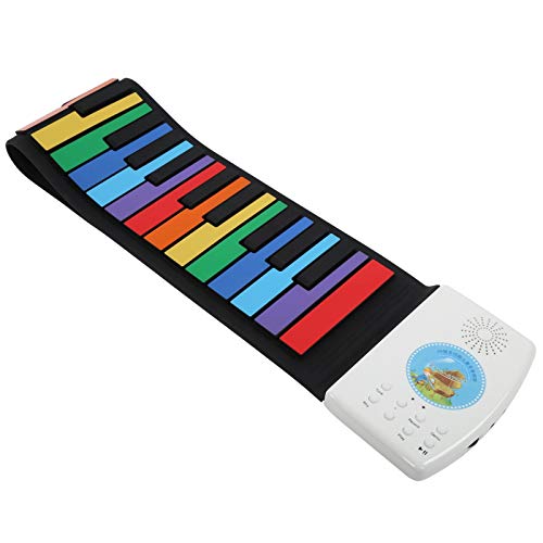 Zerodis Rollen Sie Klavier 49 Taste Tragbare Elektronische Tastatur Silikon Musikinstrument mit Aufnahme von Mikrofoneingaben für Anfänger Kinder Erwachsene Bildungsgeschenk Zerodis Rollen Sie Klavier 49 Taste Tragbare Elektronische Tastatur Silikon Musikinstrument mit Aufnahme von Mikrofoneingaben für Anfänger Kinder Erwachsene Bildungsgeschenk von Zerodis