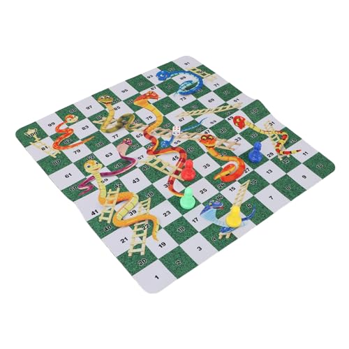 Zerodis Schulmaterial Brettspiel Tragbares Leichte 35 -cm -Reise Brettspiel Set für Heimbüro Schul Reisebus Picknick für 2 Bis 4 Spieler Gummischlangen und Leitern Schlangen Zerodis Schulmaterial Brettspiel Tragbares Leichte 35 -cm -Reise Brettspiel Set für Heimbüro Schul Reisebus Picknick für 2 Bis 4 Spieler Gummischlangen und Leitern Schlangen von Zerodis
