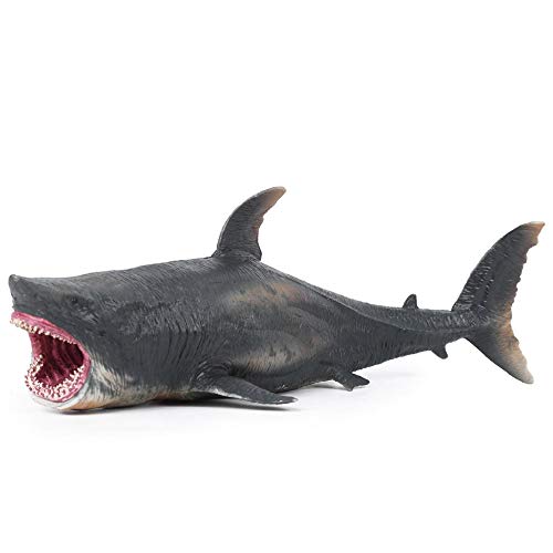Zerodis Shark Model Toy, Hochsimulation Ocean Sea Animal Model Toy PVC Kunststoff handbemalte Hai-Kollektion für Kinder Kinder Mädchen Jungen(Schwarz) von Zerodis
