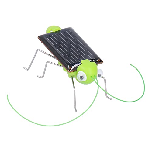Zerodis Solar Angetriebenes Heuschreckenspielzeug, Kreatives Solarenergie -Lernspielzeug für, Grüne Farbe von Zerodis