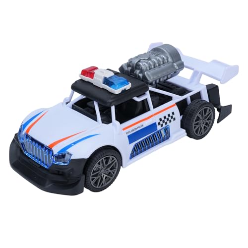 Zerodis Spielzeugauto mit Sprühlicht Schillernden Lichtern für Mädchen, Immersives Richtungsantriebsspielzeugauto für, Sicheres Bauchmuskeln Spielzeugauto Auto (White) von Zerodis