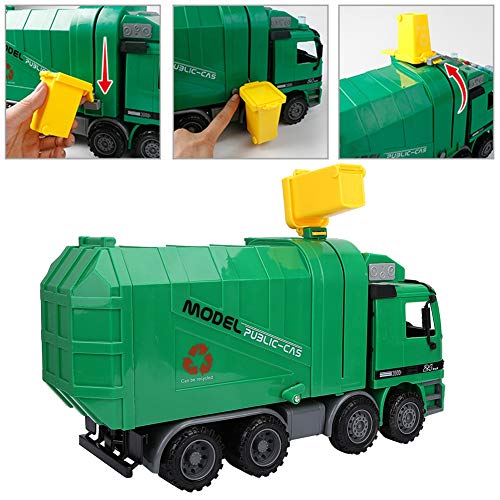 Zerodis Trägheit Müllwagen Sanitärauto Modell Spielzeug mit DREI Müllsimulation für -Kind-Interaktion aus Hochwertigen Kunststoffmaterialien für Zerodis Trägheit Müllwagen Sanitärauto Modell Spielzeug mit DREI Müllsimulation für -Kind-Interaktion aus Hochwertigen Kunststoffmaterialien für von Zerodis