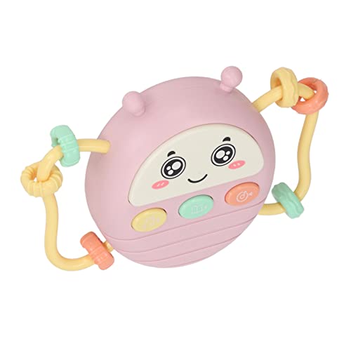 Zerodis Tragbares Baby -Musical - 3 in 1 Elektronikspielzeug mit Schallleuchten Lautstärke Steuerungsmodus, Fördern Sie die Auditive Wahrnehmung, Kunststoffmaterial (PINK) von Zerodis