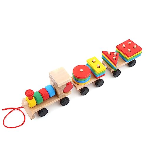 Zerodis Trem -Truck -Formblöcke für die Frühe Entwicklung, den Anbau der Vorstellungskraft und die Korrekte Identifizierung, Spaß für Eltern, Leicht und Kompakt, für von Zerodis