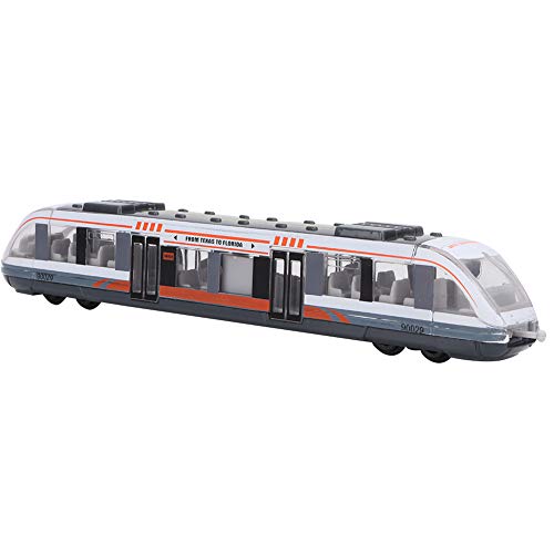 Zug Spielzeug Simulation Metro Modell Alloy Sliding Diecast Metal Fahrzeuge Bildung kognitive Spielzeug Geburtstag 3 4 5 6 7 Jahre Kinder(weiß) von Zerodis