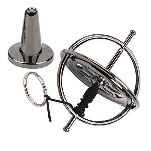 Gyroscope Finger Spinner,Kompaktes Gyroskop-Spielzeug aus Zine Legierung, Anti-Schwerkraft-Dekompression an der Fingerspitze Zum Stressabbau mit Leichtem für Zum Angst- und Gyroscope Finger Spinner,Kompaktes Gyroskop-Spielzeug aus Zine Legierung, Anti-Schwerkraft-Dekompression an der Fingerspitze Zum Stressabbau mit Leichtem für Zum Angst- und von Zerone