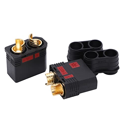 Zerone QS8-Stecker- und Buchsen-Set, RC-Batterie-ESC-Stecker für Ferngesteuerte Modelle, Hohe Leistung, Starke Kompatibilität Zerone QS8-Stecker- und Buchsen-Set, RC-Batterie-ESC-Stecker für Ferngesteuerte Modelle, Hohe Leistung, Starke Kompatibilität von Zerone