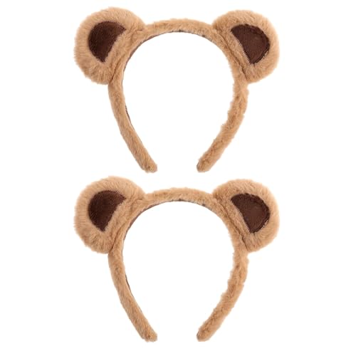 2 Stück Chipmunks Ohren, Bären Ohren, Niedliche Cartoon Bear Ears, Mode Alvin Und Die Chipmunks Ohren Für Gesichtswäsche Maskerade Party Geburtstagsfeier Tägliche Verkleidung Fotografie Cosplay von ZesNxj