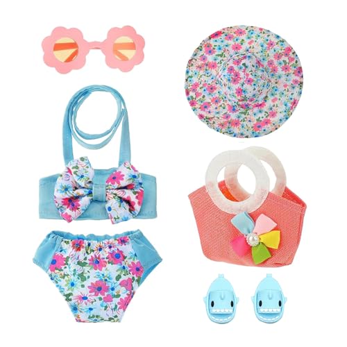 7 Stück Baby Born Schwimmpuppe, Puppenzubehör Inkl Badeanzug, Sonnenbrille Haischuhe Sonnenmütze Handtasche, Baby Born Zubehör für 35-45 cm Puppen, Baby Born & Puppenzubehör für Sommer Spaß 7 Stück Baby Born Schwimmpuppe, Puppenzubehör Inkl Badeanzug, Sonnenbrille Haischuhe Sonnenmütze Handtasche, Baby Born Zubehör für 35-45 cm Puppen, Baby Born & Puppenzubehör für Sommer Spaß von ZesNxj