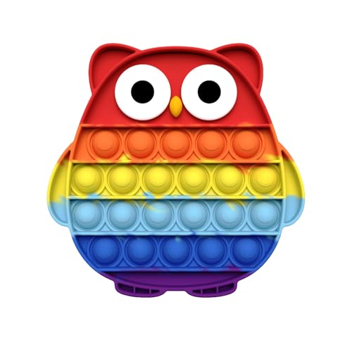 Anti-Stress Rainbow Plopper Spielzeug, Pop It Bubble Sensory Fidget Toy, Angst Relief Finger Pop It Spielzeug Für Autistische, Stress Relieving Individuals and Children, Tolles Geschenk Anti-Stress Rainbow Plopper Spielzeug, Pop It Bubble Sensory Fidget Toy, Angst Relief Finger Pop It Spielzeug Für Autistische, Stress Relieving Individuals and Children, Tolles Geschenk von ZesNxj