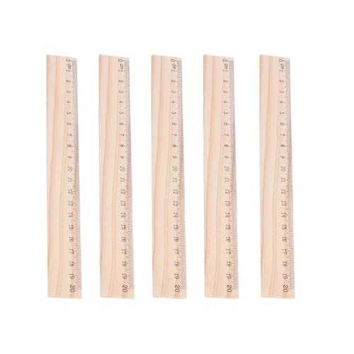 ZesNxj 5 Stück Holz Lineal 20cm, Lineal Personalisiert Schulanfang Lineale für Schule, Büro und Haushalt, Präzise Messinstrumente für Studenten,Geschenk Einschulung Junge für Jungen & Mädchen ZesNxj 5 Stück Holz Lineal 20cm, Lineal Personalisiert Schulanfang Lineale für Schule, Büro und Haushalt, Präzise Messinstrumente für Studenten,Geschenk Einschulung Junge für Jungen & Mädchen von ZesNxj