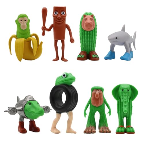 ZesNxj 8 Stück Tung Tung Tung Tung Sahur Figur, Realistisch Italian Brainrot Figuren Set, Anime Tralalero Tralala für Jungen Mädchen, Mini Trallalero Trallala für Ostereier Geburtstag ZesNxj 8 Stück Tung Tung Tung Tung Sahur Figur, Realistisch Italian Brainrot Figuren Set, Anime Tralalero Tralala für Jungen Mädchen, Mini Trallalero Trallala für Ostereier Geburtstag von ZesNxj