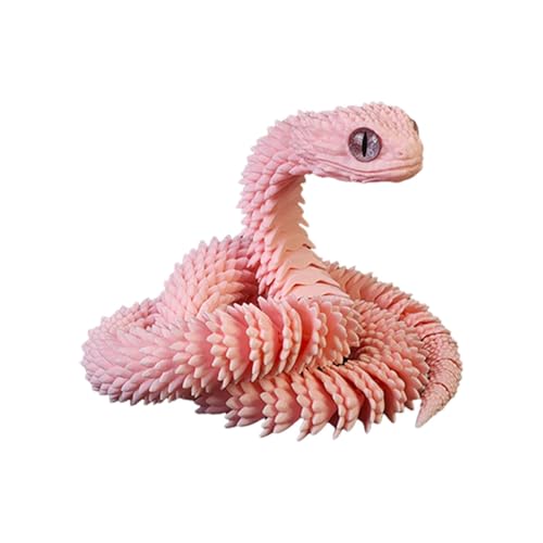 3D Schlange Modell mit Gelenken, voll bewegliche Viperfigur, realistisches Tier zum Sammeln zum Ausstellen, kreative Desktop-Dekoration, lustiges Geschenk für Reptilienliebhaber, 3D Schlange Modell mit Gelenken, voll bewegliche Viperfigur, realistisches Tier zum Sammeln zum Ausstellen, kreative Desktop-Dekoration, lustiges Geschenk für Reptilienliebhaber, von Zestivra