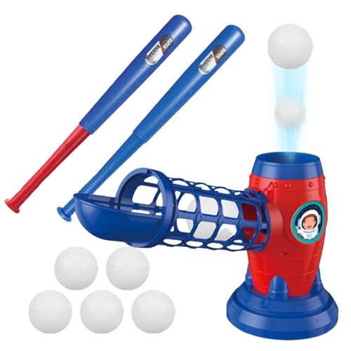 Baseball -Kit -Set - Soft Bat Ball Kit, einstellbare T -Shirt -Ausrüstung | Leichtes Trainingsset für Kinder im Indoor Outdoor Sportspielzeug, Baseball Outdoor Sportspielzeugspiele Frühes Lernen Praxi von Zestivra
