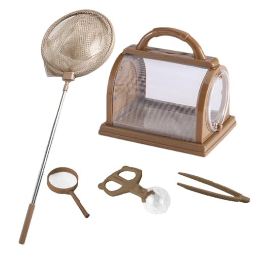 Case - Schmetterlingskäfig | Insektensammler Für Kinder Grundschüler Pädagogisches Outdoor-Explorer-Set,Naturbeobachtungsset, Tragbares Wurmbetrachterspielzeug Für Kinder, Mädchen Case - Schmetterlingskäfig | Insektensammler Für Kinder Grundschüler Pädagogisches Outdoor-Explorer-Set,Naturbeobachtungsset, Tragbares Wurmbetrachterspielzeug Für Kinder, Mädchen von Zestivra