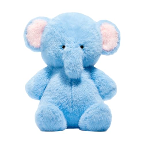 Elefant Plüschspielzeug - weich gefüllte Tierpuppe, blaue Elefanten gefüllt Plüschpuppe | Entzückende Elefantenfigur Huggable Nursery Plüsch, gemütliches Babypartygeschenk, Schlafenszeit Komfort Spiel Elefant Plüschspielzeug - weich gefüllte Tierpuppe, blaue Elefanten gefüllt Plüschpuppe | Entzückende Elefantenfigur Huggable Nursery Plüsch, gemütliches Babypartygeschenk, Schlafenszeit Komfort Spiel von Zestivra