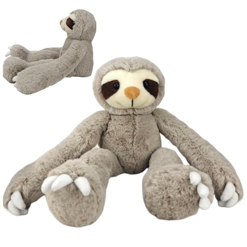 Faulheit – Plüschtier 43,9 cm (17,72 Zoll) | Niedlicher Komfort für Frauen, Mädchen, , Babygeschenk, Schlaffreund, Überraschung, Freund des Halses von Zestivra