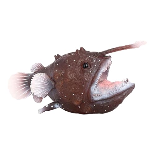 Fischfigur Spielzeug - detailliertes Mini -Meeres -Kreaturen -Modell, Angler Fischskulptur | Mini -Aquarium -Tierspielzeug, realistische Lernquelle, pädagogische Sammlerfigur für Kinder und Marine -Di Fischfigur Spielzeug - detailliertes Mini -Meeres -Kreaturen -Modell, Angler Fischskulptur | Mini -Aquarium -Tierspielzeug, realistische Lernquelle, pädagogische Sammlerfigur für Kinder und Marine -Di von Zestivra