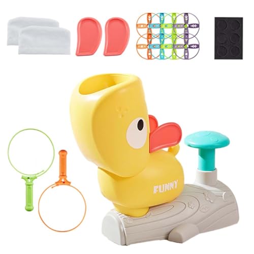 Fliegende Untertasse – -Scheibenwerfer, rotierendes Spielzeug | Automatisches Propeller-Startspielzeug, schnell rotierendes Flugscheibenspiel für Kinderpartys im Freien mit tierfreundlichen Funk von Zestivra