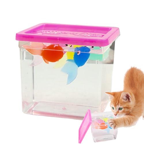 Gefälschte kleine Figuren Toys – realistisches Schwimmerdekor Mini-Aquarium, realistisches Modell von Meerestieren für Wasserspiel, Katzenunterhaltung oder Partyzubehör Gefälschte kleine Figuren Toys – realistisches Schwimmerdekor Mini-Aquarium, realistisches Modell von Meerestieren für Wasserspiel, Katzenunterhaltung oder Partyzubehör von Zestivra
