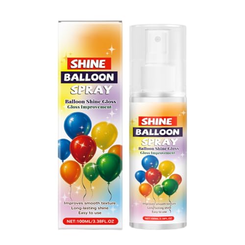 Glänzender Ballonspray - Hochglanzfassender Nebel, schneller Trocknungs -Shine Enhancer | Langlebige Sprühbeschichtung, glatte Oberflächenverstärker, Hochzeitsdekoration Nebel für Luftballons Ti Glänzender Ballonspray - Hochglanzfassender Nebel, schneller Trocknungs -Shine Enhancer | Langlebige Sprühbeschichtung, glatte Oberflächenverstärker, Hochzeitsdekoration Nebel für Luftballons Ti von Zestivra