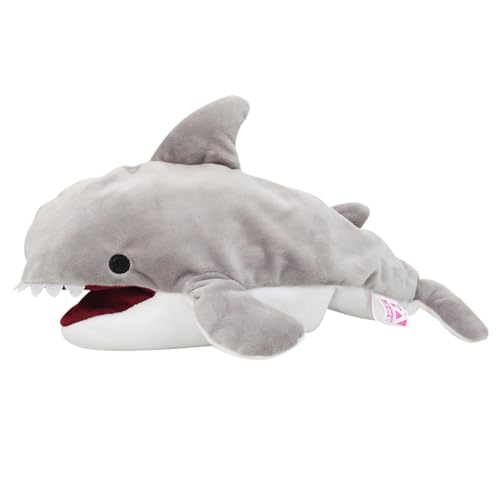 Haifischpuppe Plüschtier - Haifisch-Handpuppe | Haifisch-Plüschspielzeug, Ozeantier-Handpuppe, weiches Plüsch-Handpuppenspielzeug, Ehemann-Lernspielzeug Haifischpuppe Plüschtier - Haifisch-Handpuppe | Haifisch-Plüschspielzeug, Ozeantier-Handpuppe, weiches Plüsch-Handpuppenspielzeug, Ehemann-Lernspielzeug von Zestivra