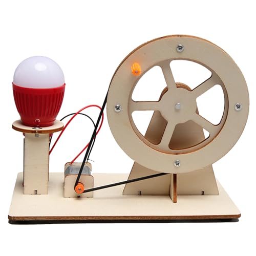 Handspielzeug Für Handkurbel - Lampenwissenschaft Experimente Kit, Kurbelgenerator Spielzeug | Kreative Erfindung Handgefertigtes Wissenschaftsprojekt, Robustes Holzlernspielzeug Für Kinder, Schule Handspielzeug Für Handkurbel - Lampenwissenschaft Experimente Kit, Kurbelgenerator Spielzeug | Kreative Erfindung Handgefertigtes Wissenschaftsprojekt, Robustes Holzlernspielzeug Für Kinder, Schule von Zestivra
