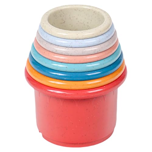 Kaninchen Anreicherungsspielzeug-Set - 8 Stück stapelbare Kaninchen-Becher, Spielzeug-Set für Kleintiere | Leuchtendes Futterspielzeug stimuliert die Aktivität, Bereicherung c von Zestivra