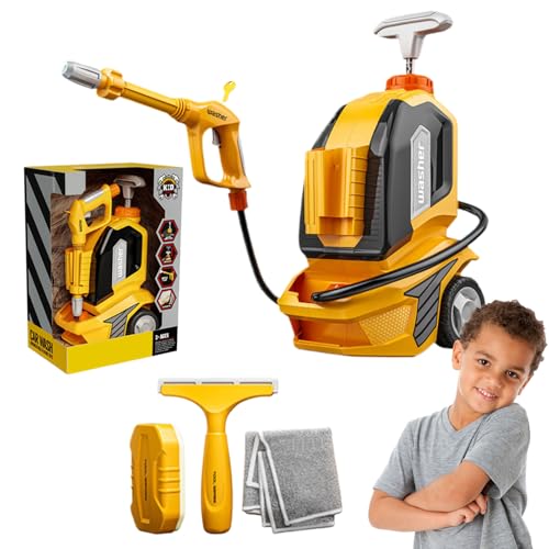 Kids Car Waschmaschine - tragbare Spielzeugspray -Maschine, realistisches Druckwaschkit | Wasserpumpe vor, um Reinigung Spielzeug im Freien im Freien im Freien für Fahrzeuge für, die Jungenpump Kids Car Waschmaschine - tragbare Spielzeugspray -Maschine, realistisches Druckwaschkit | Wasserpumpe vor, um Reinigung Spielzeug im Freien im Freien im Freien für Fahrzeuge für, die Jungenpump von Zestivra