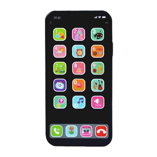 Kids Phone Replik - Simuliertes Touchscreen -Licht -Up -Gerät, Soundeffekte Spielen Gadget | Bildungslerntool, kinderfreundliches lustiges Mobiltelefon für Mädchen Kleinkinder Alter 1 2 3 4 5 6 Kids Phone Replik - Simuliertes Touchscreen -Licht -Up -Gerät, Soundeffekte Spielen Gadget | Bildungslerntool, kinderfreundliches lustiges Mobiltelefon für Mädchen Kleinkinder Alter 1 2 3 4 5 6 von Zestivra