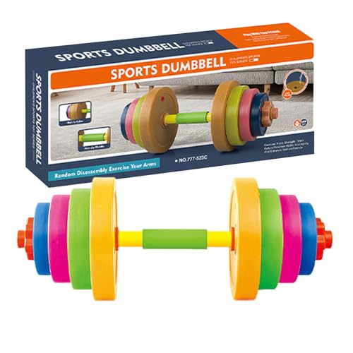 Kinder Hantelspielzeug - einstellbares Trainingsset, Trainingsgewicht Spielzeug | Spielzeugausrüstung für Kinder -Fitness, lustige Bewegung Dumbbell Replik mit sicherem Design für Jungenmädchen und He Kinder Hantelspielzeug - einstellbares Trainingsset, Trainingsgewicht Spielzeug | Spielzeugausrüstung für Kinder -Fitness, lustige Bewegung Dumbbell Replik mit sicherem Design für Jungenmädchen und He von Zestivra