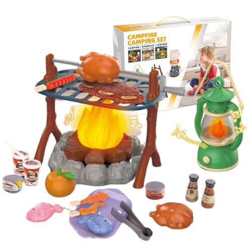 Lagerfeuer-Spielset – Camping-Spielset für Kinder, interaktives Rollenspiel-Set | Kreatives Lernspiel mit Flammen und Holzscheiten für und Mädchen, Erkundungsspielzeug für drinnen und draußen Lagerfeuer-Spielset – Camping-Spielset für Kinder, interaktives Rollenspiel-Set | Kreatives Lernspiel mit Flammen und Holzscheiten für und Mädchen, Erkundungsspielzeug für drinnen und draußen von Zestivra
