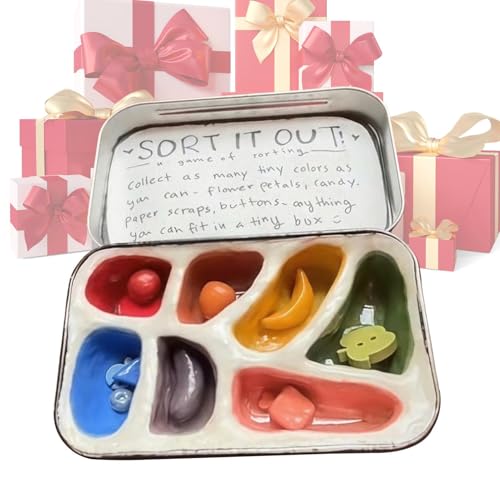 Leichtes Fokus -Sortierspielzeug - handgefertigter sensorischer Box, Beruhigen Sie die Aktivität, tragbare Stressabbau -Hilfe | Ansprechendes Mindful Play Kit, kompakter taktiler Zappel -Organizer für Leichtes Fokus -Sortierspielzeug - handgefertigter sensorischer Box, Beruhigen Sie die Aktivität, tragbare Stressabbau -Hilfe | Ansprechendes Mindful Play Kit, kompakter taktiler Zappel -Organizer für von Zestivra