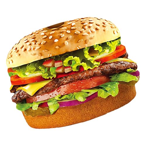 Lustiges Essen Kostüm - Hamburger Cosplay -Outfit, Party -Themenkleidung | Kreative Festival -Rollenbekleidung, komfortable Bühnenkleidung mit Slip on Design for Men Women Karneval Halloween Home Perf von Zestivra