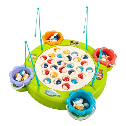 Magnetisches Fischspiel – Interaktives Lernspiel mit Angelruten, Lustiges Fangspielset für Kinder | Buntes Kunststoff-Design, Musik-Sound-Funktionen mit Angelruten für Kleinkinder, und Mädchen, Magnetisches Fischspiel – Interaktives Lernspiel mit Angelruten, Lustiges Fangspielset für Kinder | Buntes Kunststoff-Design, Musik-Sound-Funktionen mit Angelruten für Kleinkinder, und Mädchen, von Zestivra
