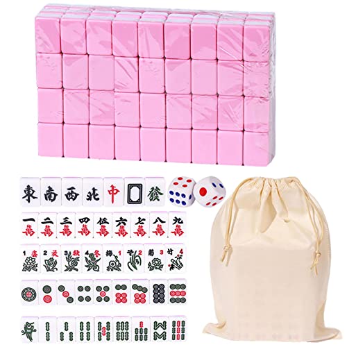 Mahjong-Sets | Traditionelles chinesisches Reisespiel mit Aufbewahrungstasche – tragbares Tischspiel mit 146 Mahjong-Fliesen aus Melaminharz für Familienfreizeit min Mahjong-Sets | Traditionelles chinesisches Reisespiel mit Aufbewahrungstasche – tragbares Tischspiel mit 146 Mahjong-Fliesen aus Melaminharz für Familienfreizeit min von Zestivra